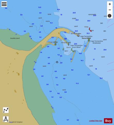 Cape Tormentine Marine Chart - Nautical Charts App