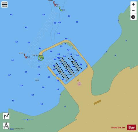Port de Plaisance Marina, Shediac Bay Marine Chart - Nautical Charts App