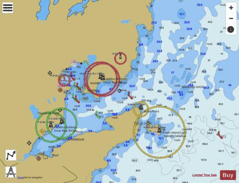 Catalina and/et Port Union Marine Chart - Nautical Charts App