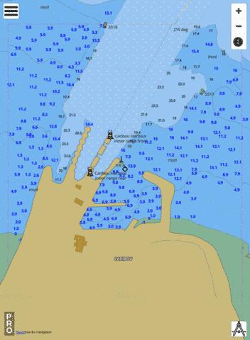 Caribou Ferry Terminal/Terminal du traversier Marine Chart - Nautical Charts App