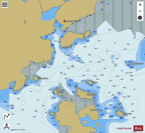 Grand Bruit Harbour Marine Chart - Nautical Charts App
