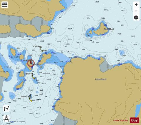 Shoal Tickle Marine Chart - Nautical Charts App
