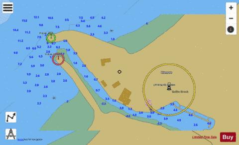 Lismore Wharf/Quai Marine Chart - Nautical Charts App
