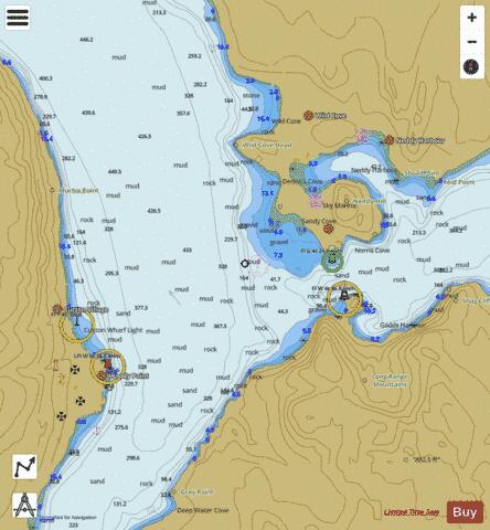 Norris Point Marine Chart - Nautical Charts App