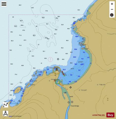 Trout River Bay Marine Chart - Nautical Charts App