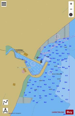 L'Anse-a-Beaufils Marine Chart - Nautical Charts App
