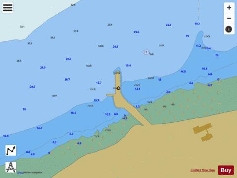Pointe aux Cenelles Marine Chart - Nautical Charts App
