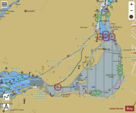 CANAL DE LA RIVE SUD Marine Chart - Nautical Charts App