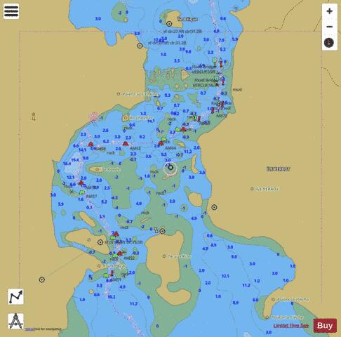 RAPIDES DE VAUDREUIL Marine Chart - Nautical Charts App