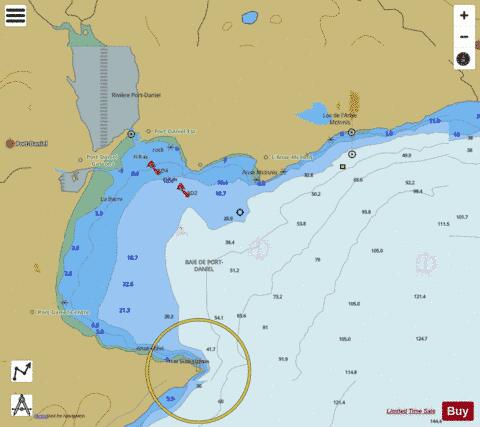 Port-Daniel-Gascons Marine Chart - Nautical Charts App