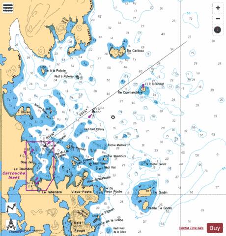 Baie de la Tabati\xE8re Marine Chart - Nautical Charts App