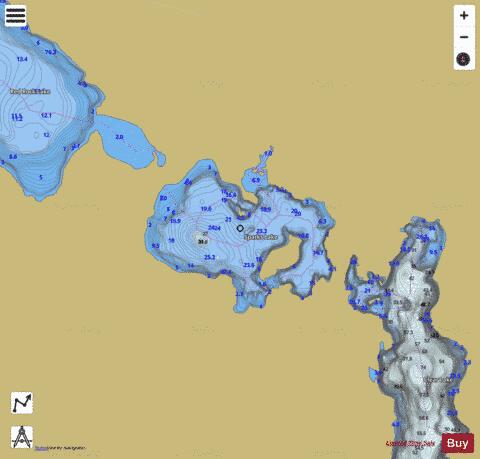 Sparks Lake depth contour Map - i-Boating App