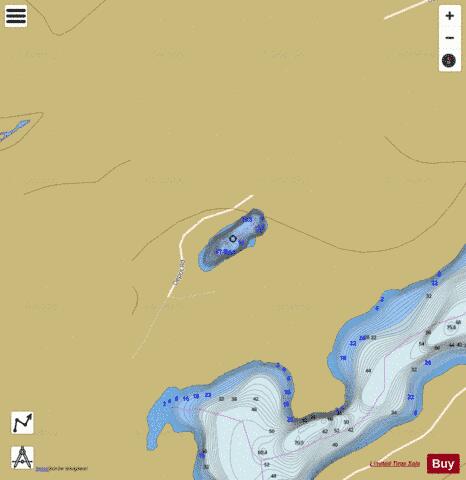 Cheeseman Lake depth contour Map - i-Boating App