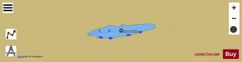 McRae Lake depth contour Map - i-Boating App