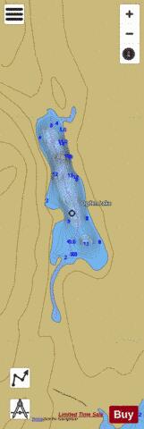 Ogden Lake depth contour Map - i-Boating App