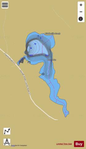Kerr Lake (Lanark) depth contour Map - i-Boating App