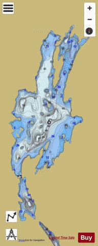 Frederick lake depth contour Map - i-Boating App