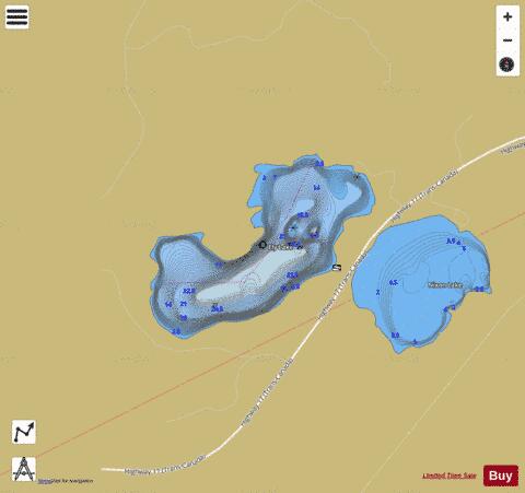 Ely Lake depth contour Map - i-Boating App