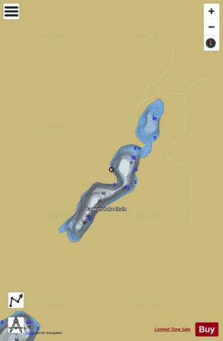 Lake WF15-39 depth contour Map - i-Boating App