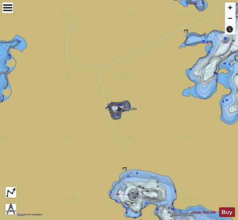 Pole Lake depth contour Map - i-Boating App