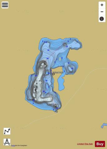 Boland Lake depth contour Map - i-Boating App