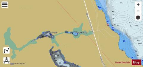 Demarco Lake depth contour Map - i-Boating App