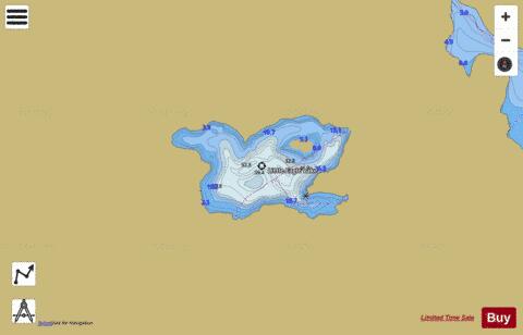 Little Eagle Lake depth contour Map - i-Boating App