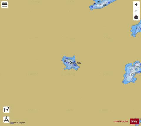 Norah Lake depth contour Map - i-Boating App