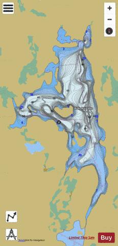 Kokoko Lake depth contour Map - i-Boating App