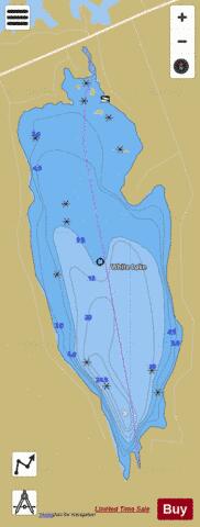 Dummer Lake depth contour Map - i-Boating App
