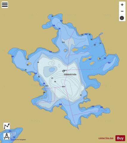 McIntosh Lake depth contour Map - i-Boating App