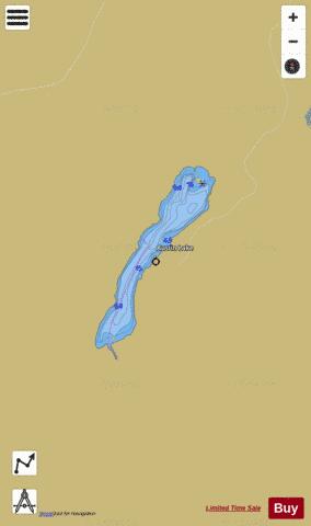 Austin Lake depth contour Map - i-Boating App