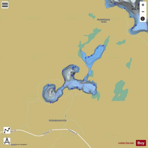 Big Brother Lake depth contour Map - i-Boating App