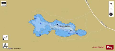 Hurricane Lake depth contour Map - i-Boating App