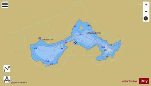 Minnicock Lake depth contour Map - i-Boating App