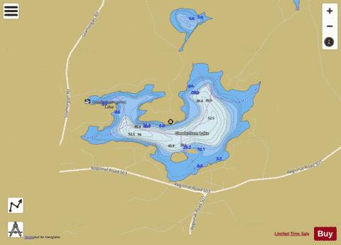 Gooderham Lake depth contour Map - i-Boating App