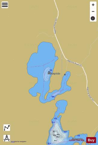 Galloway Lake depth contour Map - i-Boating App