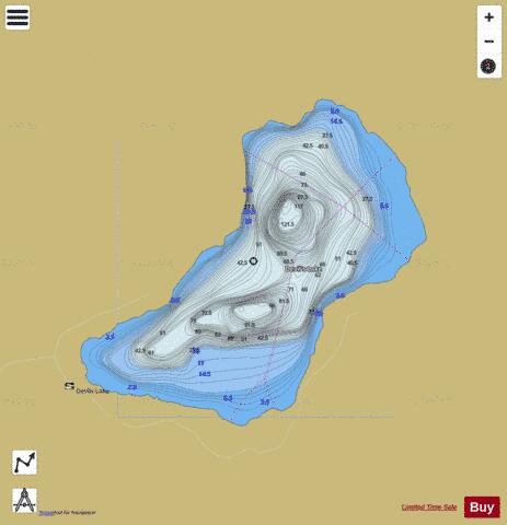Deil Lake (Devil's Lake) depth contour Map - i-Boating App