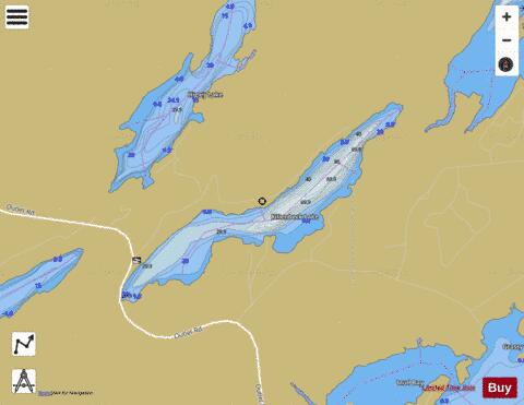 Killenbeck Lake depth contour Map - i-Boating App