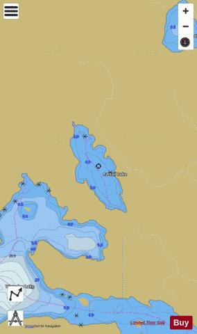 Rattail Lake depth contour Map - i-Boating App