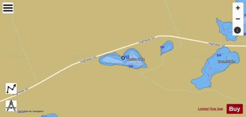 Yantha Lake depth contour Map - i-Boating App