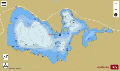 Golden Lake depth contour Map - i-Boating App