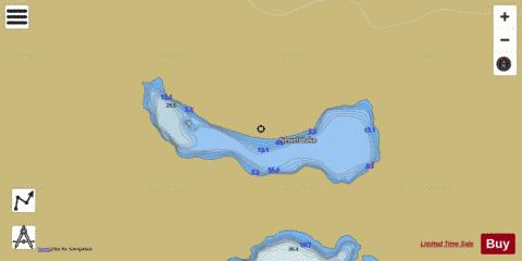 Newell Lake depth contour Map - i-Boating App