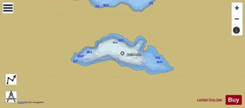 Bells Lake depth contour Map - i-Boating App
