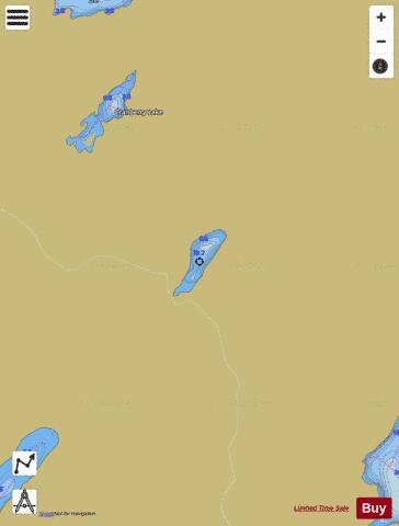 Labine Lake depth contour Map - i-Boating App