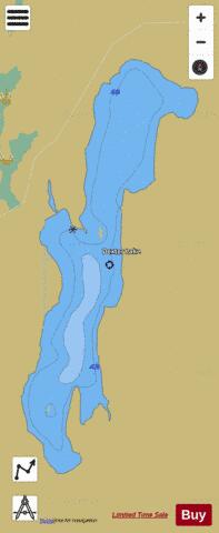 Dexter Lake depth contour Map - i-Boating App