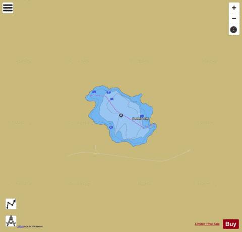 Sorrell Lake depth contour Map - i-Boating App