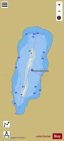 North McCrea Lake depth contour Map - i-Boating App