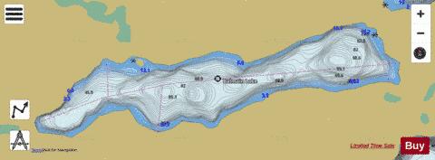 Balmain Lake depth contour Map - i-Boating App