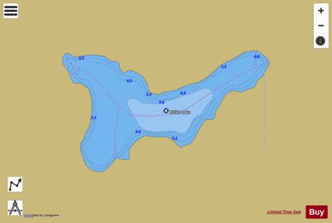Keike Lake depth contour Map - i-Boating App